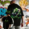 Oversized Cosplay Costume Dragon Ball Piccolo 2026 Summer New Product Harajuku Anime Printed Y2K Hip Hop Casual Unisex T-shirt