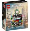 LEGO NINJAGO Micro City Building Set 40703 Modular Brick Tea House with Sushi Bar Compatible with Other Micro Sets Ages - 5-Story - - 10+