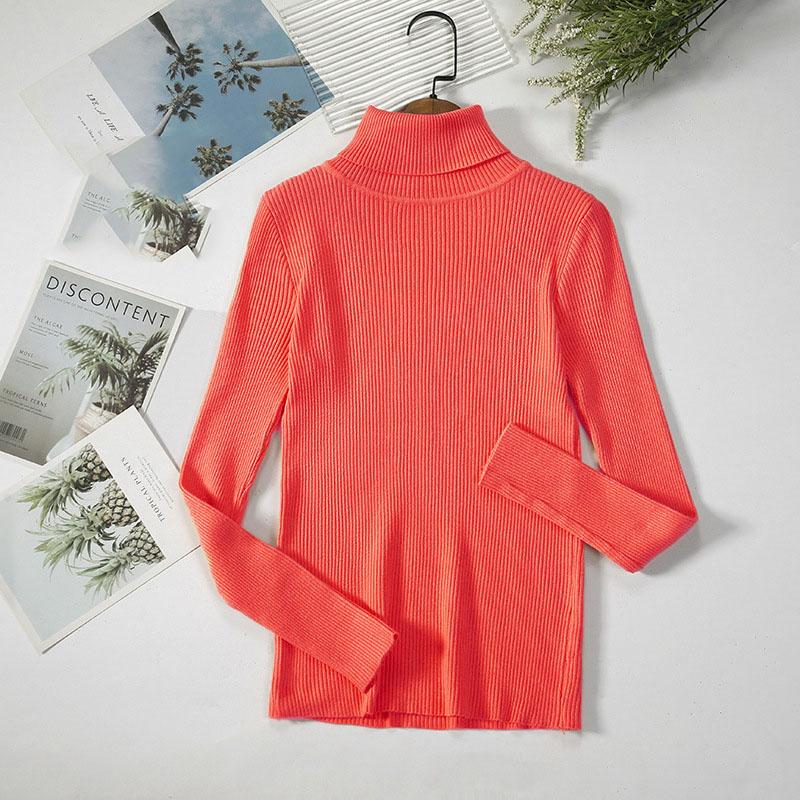 Вязаное нижнее пальто с высоким воротником, пуловер на раннюю весну, вязаный маленький свитер с высоким воротником, элегантная и удобная женская одежда