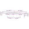 Solid Pine Wood Bed 160x200 cm