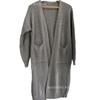 Chunky Knit Women's Cardigan - Versatile, Loose, Mid-Length for Autumn/Winter.