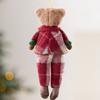 Cute Bear Doll Ornaments Plush Christmas Gift Doll Decorations  Xmas Party