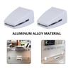 6Pcs Aluminum Alloy Desktop Privacy Panel Screen Clip Adjustable Glass Board Bracket for 2-15Mm Thick Glass Wood Divider