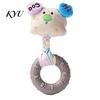 Boredom Buster Toys for Home Squeaky Dog Chew Toy, Rubber Ring with Stuffed Puppy, Safe TPR Material Pet Supplies Interactive Fetch Tug Toy Aggressive
