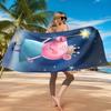 Dance Party With Peppa Beach Towel, Quick-drying, Easy to Care for, Suitable for Both Fitness and Beach Vacations,Sports Essential