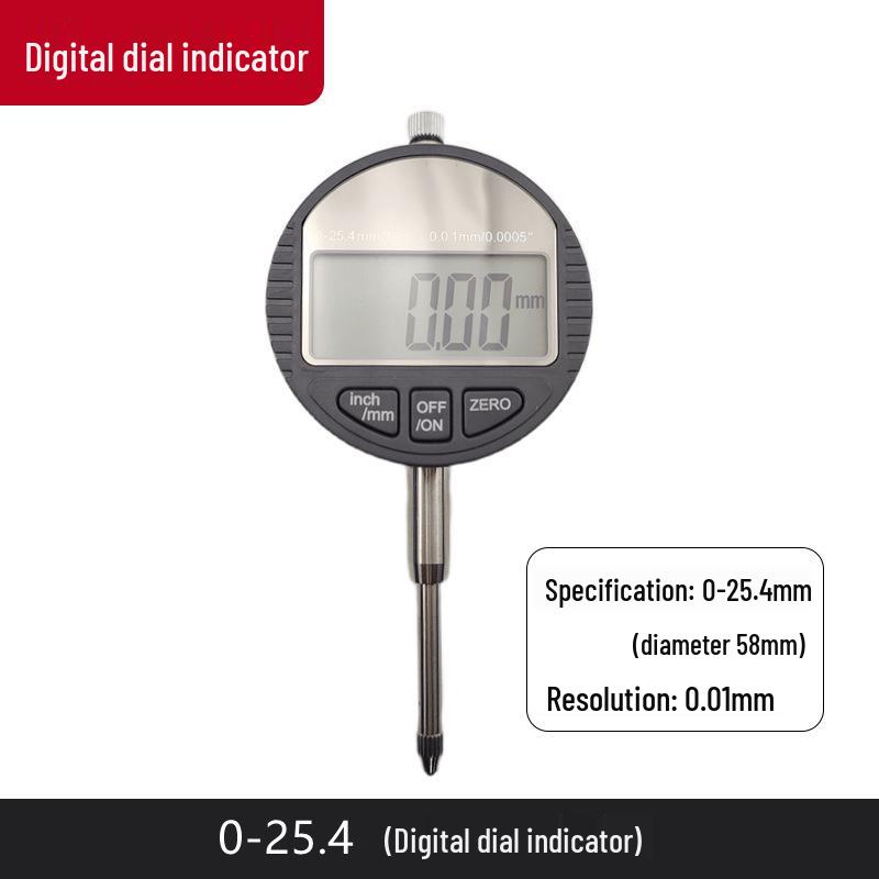 Small High-Precision Magnetic Base Dial Indicator Set 0-10