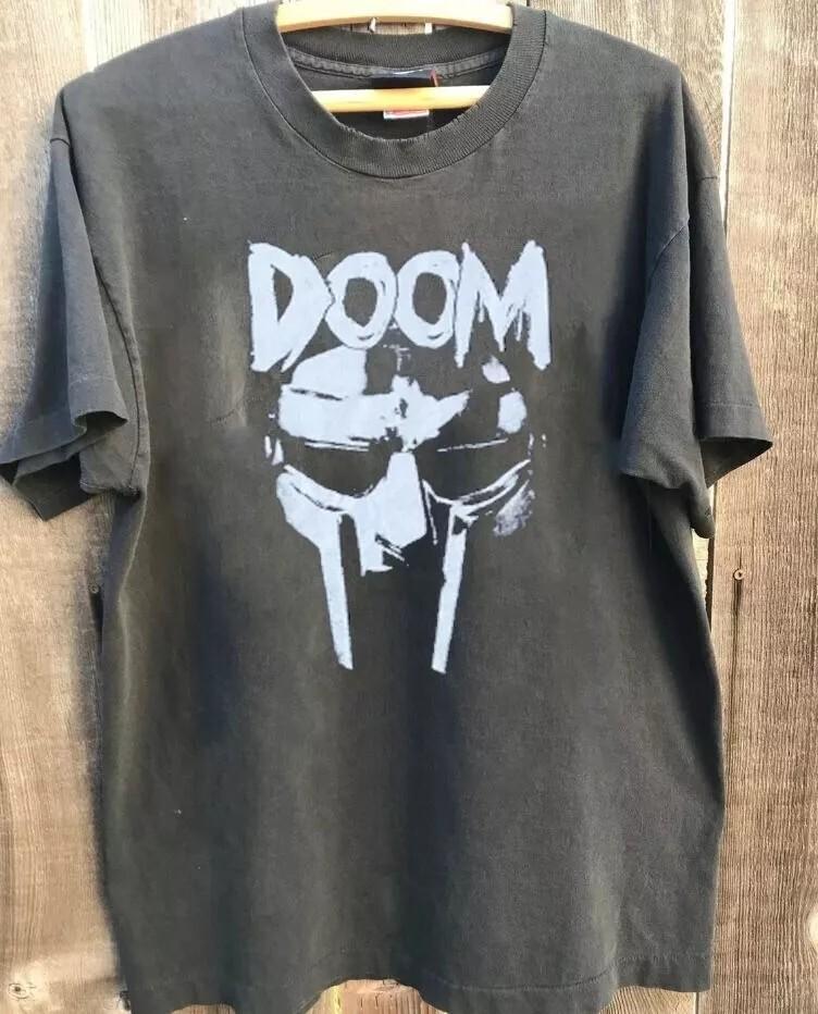 Футболка MF Doom, Классический стиль MF Doom, Угольно-серая, Унисекс, Футболка, Репринт, S-5XL, Унисекс