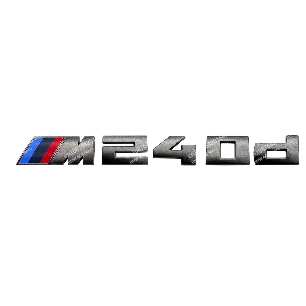 3D Grey badge Letters for BMW 1 2 3 4 5 7 Series M 135 140 145 235 240 340 440 550 i d 760Li Car boot badge emblem Accessories BU7