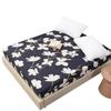 Printing Fitted Sheet For Bed Waterproof Bedcover Mattress Protector with Elastic Band Bed Sheet Bedspread Bed Linens No Pillowcases