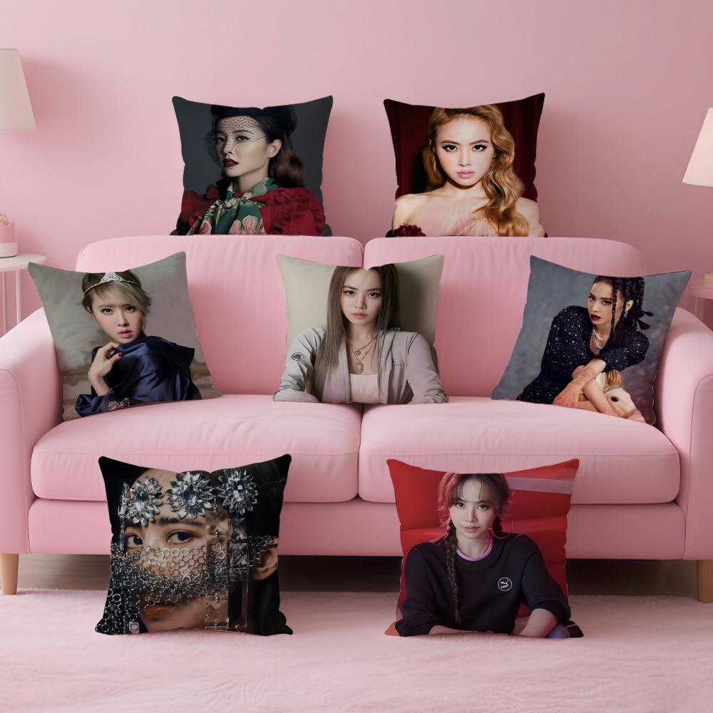 Popular fashionable Chinese singer JJolin Tsai Cushion Cover Pillow Case Soft Friendly Fabric Concealed Zipper