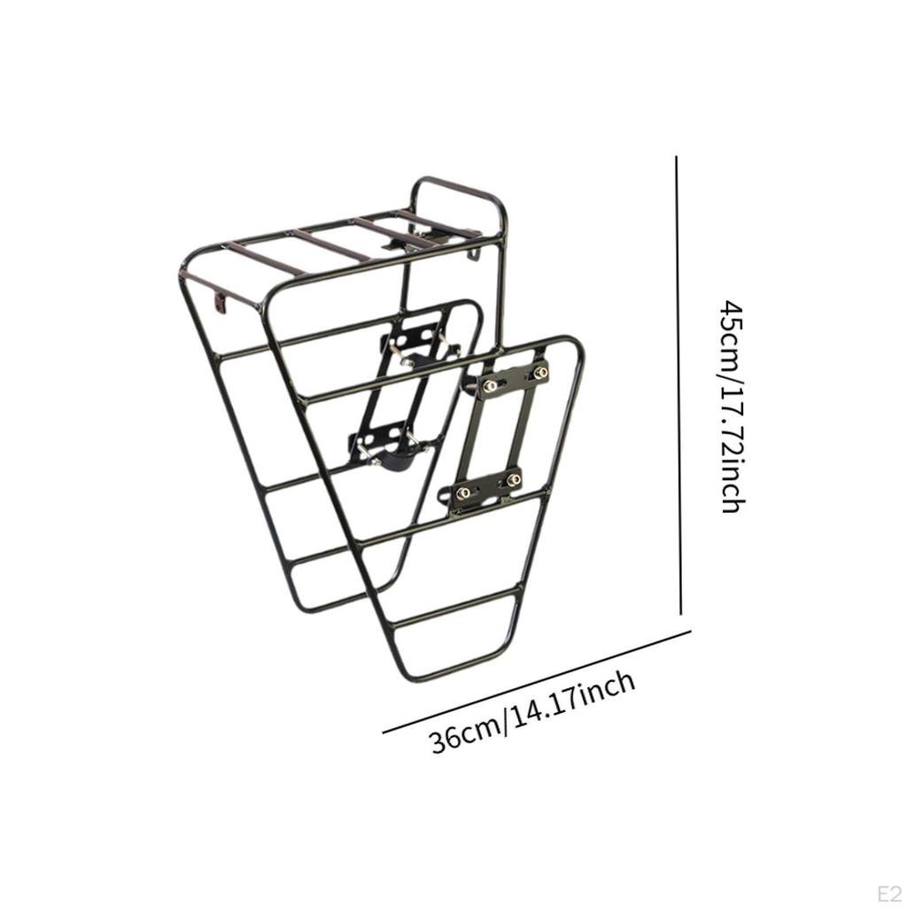Front Carrier, Accessories for Touring Bikes, Easy Carrying, High-strength Bike Carrier