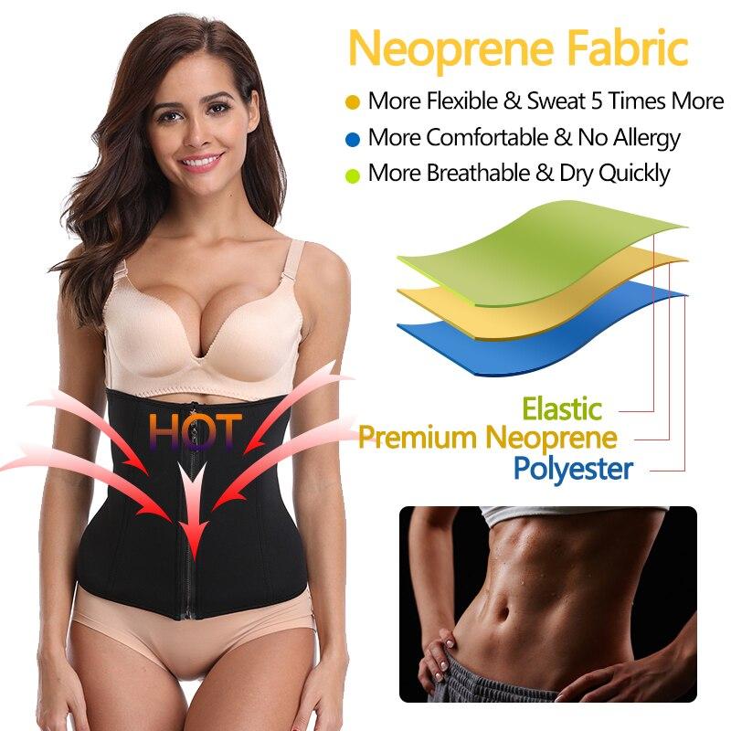 Женский тренажер для талии Cincher Trimmer Корсет для похудения Пот Shaper Fajas Colombiana Моделирующие ремни Сжигание жира Контроль живота Пояс для похудения