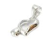[I4030] - Silver 'Love' Pendant Silver (rhodium Plated) - 13x10 Mm