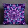 Retro Mandala Pattern Double Sided Pillowcase Decorative Square Cushion Cover for Home and Office Insert Not Included