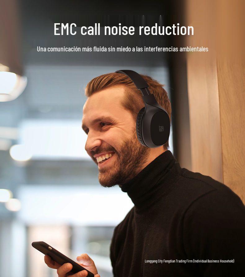 Универсальная беспроводная накладная Bluetooth-игровая гарнитура с высококачественным звуком и позиционированием