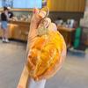Soft-PU Bread Squishy Keychain Slow-rebound Food Bread Ornaments  Backpack