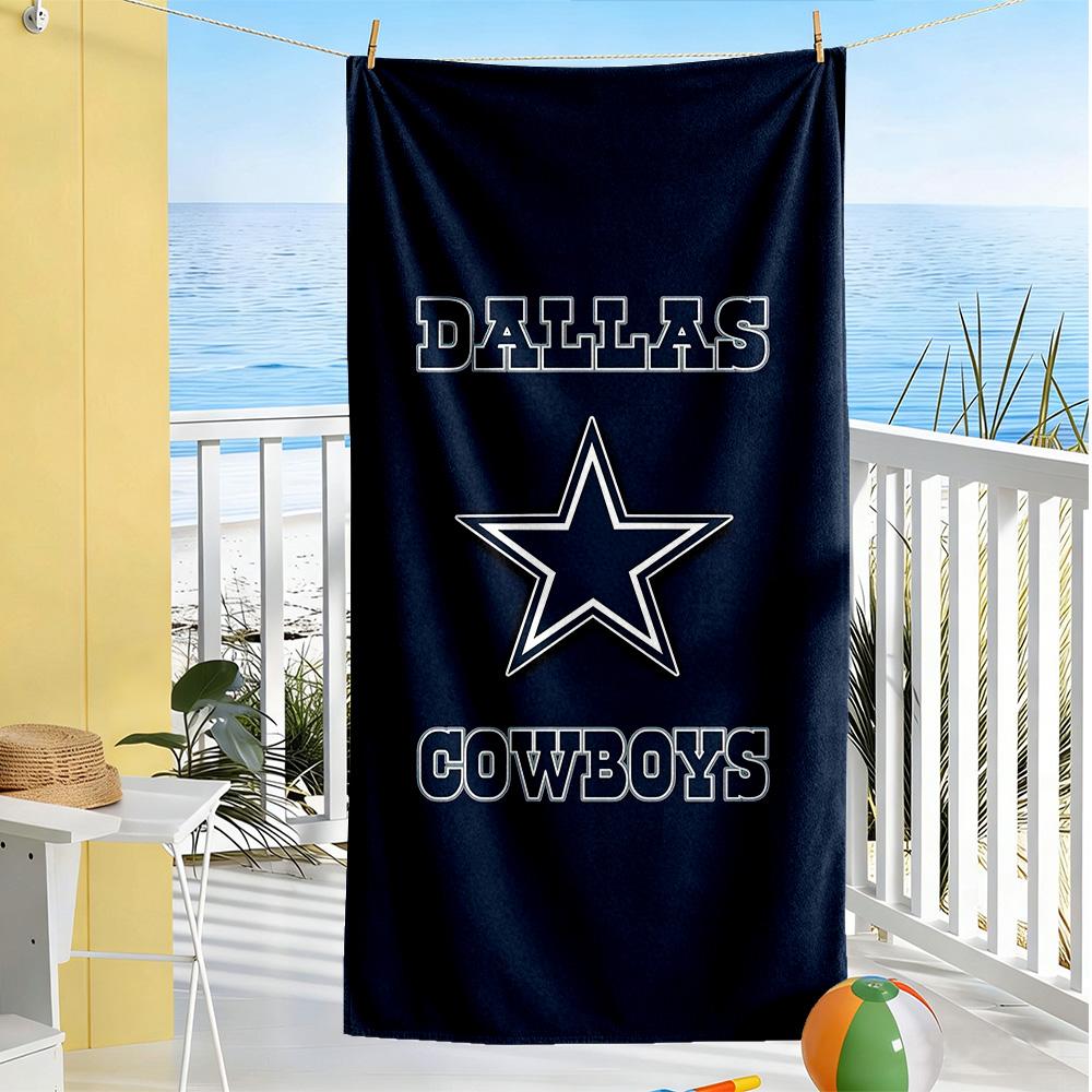 Dallas Beach Towel High Absorbency & Quick-Dry Comfortable Lightweight Suitable for Swimming, Gym, Camping, Yoga Vacation