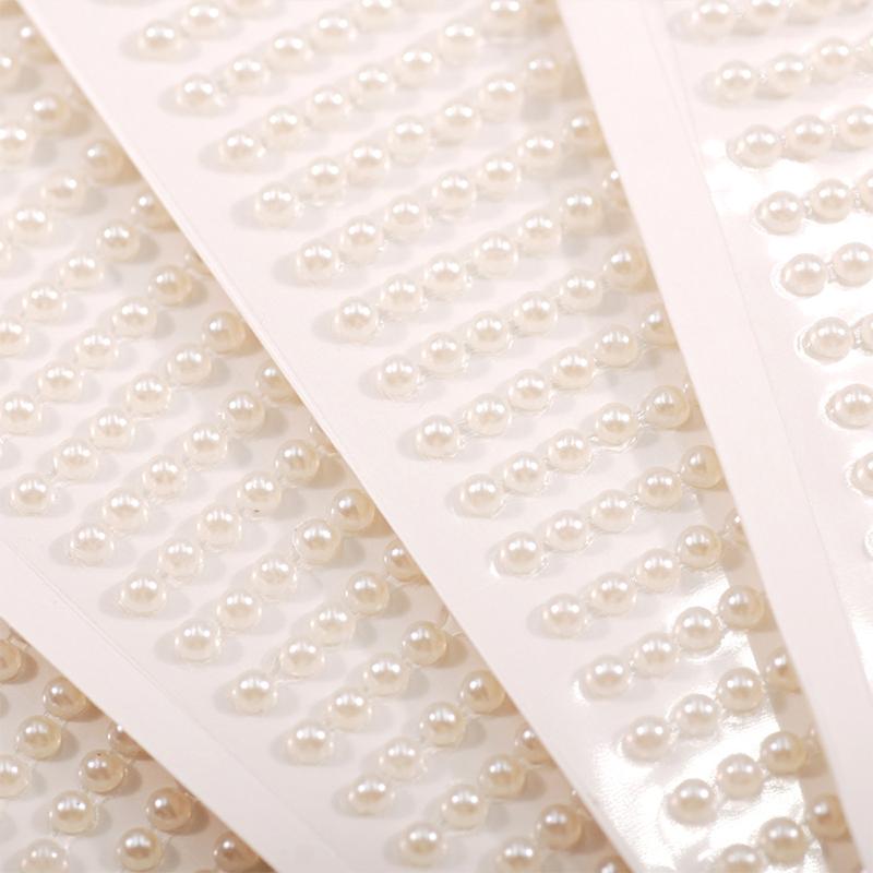 3D Pearl Face Jewels Eyeshadow Stickers Self Adhesive Face Body Stickers Decor
