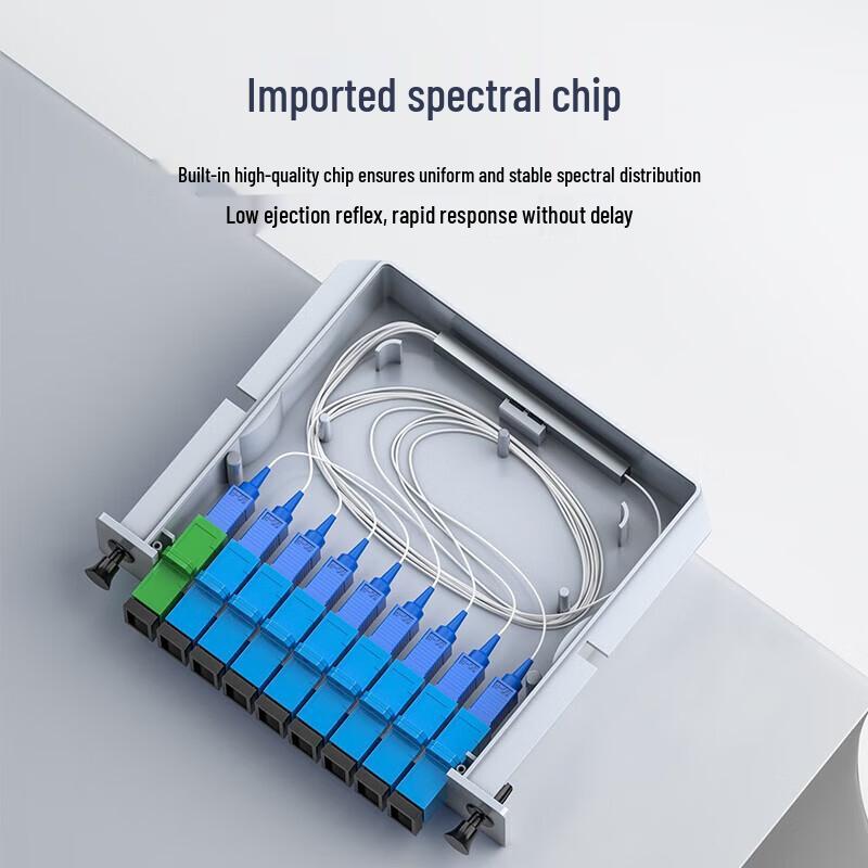 SAMZHE 1x2 Single Mode SC/UPC Fiber Optic Splitter