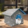 Shelter Outdoor House for Stray Cats with Insulation