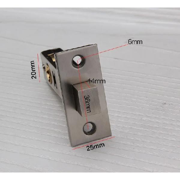 Bathroom Indicator Lock Commercial Keyless Door Lock Universal Barn Door Bolt Stainless Steel WC Toilet Door Lockset Knob