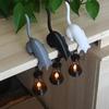 Inverted Hanging Cat-Shaped Wall Hook 3D Printed Bookshelf Lantern  Bookshelf Decoration