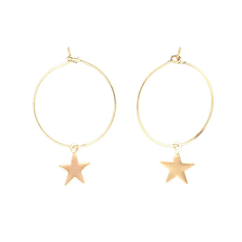 Hollow Geometry Earrings Heart Sweet Gold Love Earrings Women Gifts Jewelry Orecchini Brincos Pendientes Oorbellen