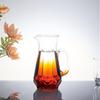 Alegre Стеклянный кувшин Naz с ручкой Янтарь 11,2x20 см