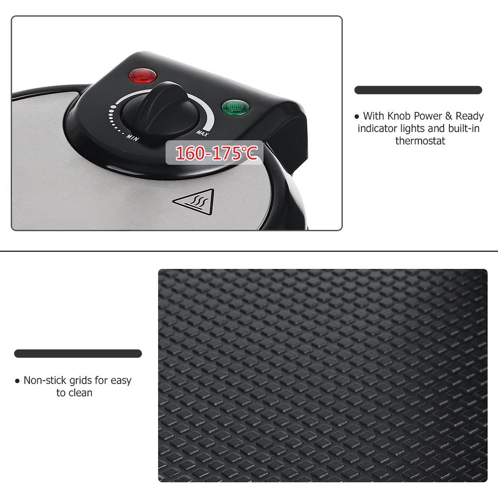 1200 Вт Антипригарная машина для приготовления яичных рулетов Электрическая машина для приготовления вафельных рожков для мороженого Мини-машина для приготовления вафельных рожков 20 см * 27,5 см