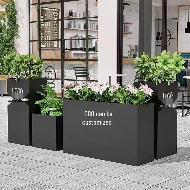 Outdoor Stainless Steel Planter Box