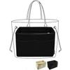 Lightweight Handbag Insert Felt Multi-Pocket Handbag Organizer Pouch Toiletry Container  Travel