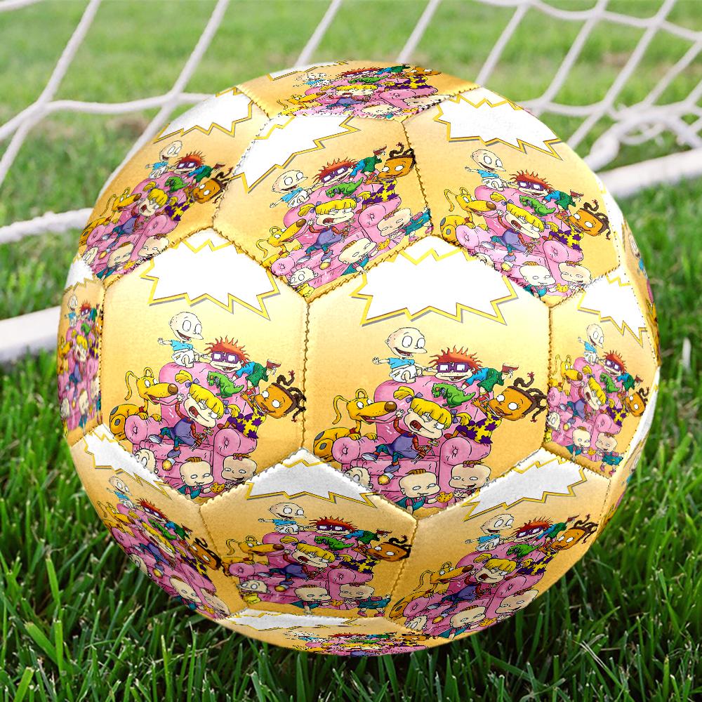 Rugrats Theme Size 5 Soccer Ball, Suitable for Both Indoor and Outdoor Matches, a Gift Suitable for Everyone.