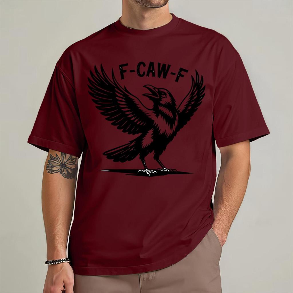 Men's Fashion Casual Printed Short Sleeve Round Neck Pullover Tops