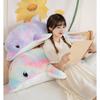 Rainbow Dolphin Plush Toy With Sleep Pillow For Kids Bedtime And Play