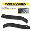 Для Ford F-150 2009-2014 Верхний Левый+Правый Угол Кабины Крыши Водосточный Молдинг Отделка Пара