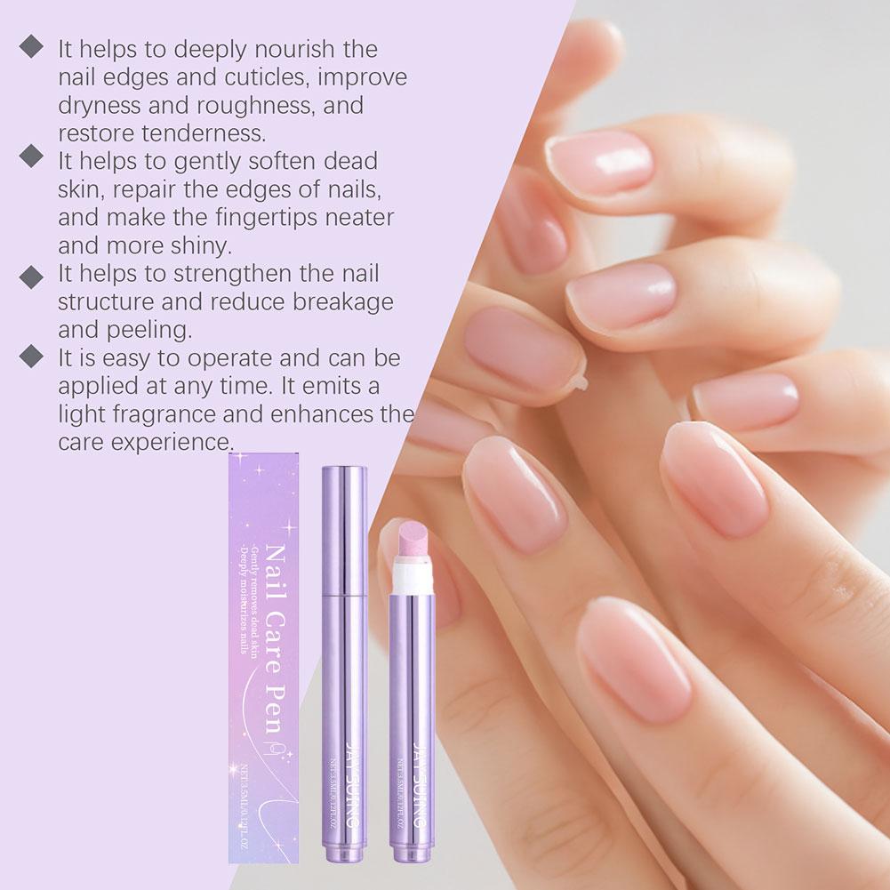 3.5ml Nail Care Pen Essence Oil Nourish Nail Cuticle Cleaning Nail Brighten Nail Remove Surface Skin Cuticle Care Pen Soft B4P1