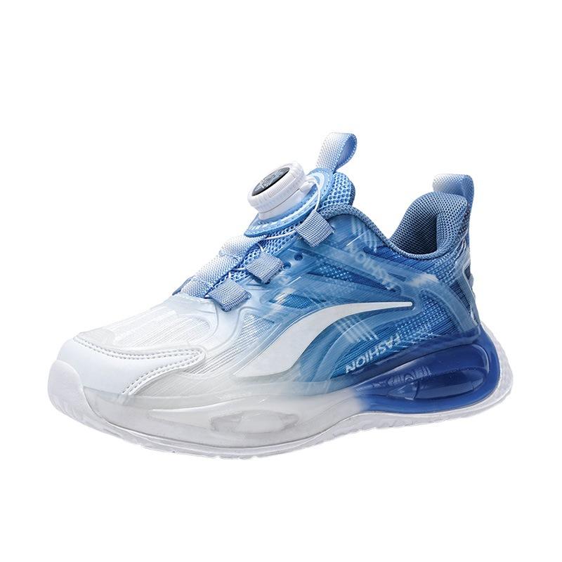 Classmate boys sports shoes 2025 new luminous mesh breathable children's shoes middle and older children's student running shoes