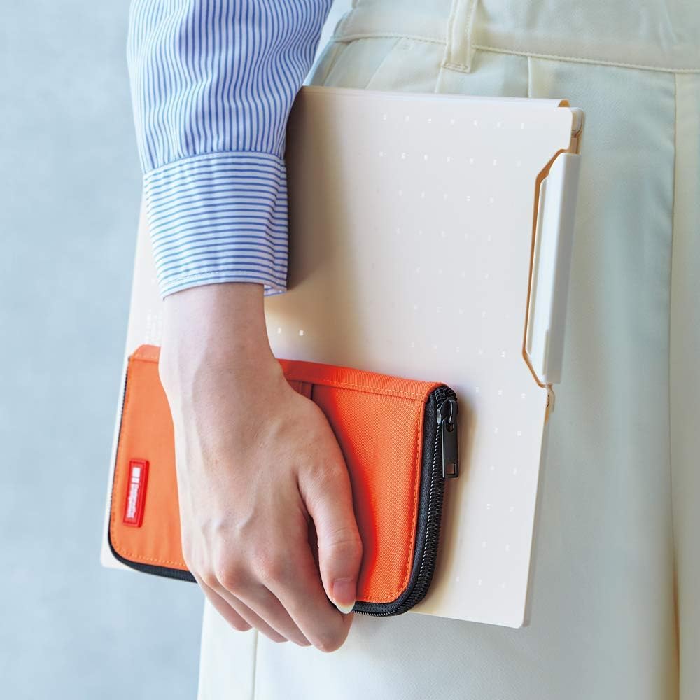 [Lihit Lab.] Тонкий пенал, плоский дизайн, цвет индиго