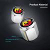 For Abarth Car Wheel Tire Valve Caps Stem Case Auto Logo Styling FIAT 500 Tipo FR Panda Argo Freemont Bravo Punto