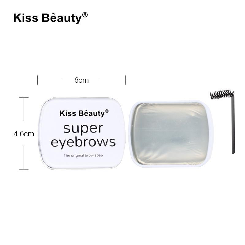 Kissbeauty Гель-мыло для фиксации бровей Освежающее и стойкое Натуральный Бесцветный Прозрачное Средство для фиксации бровей