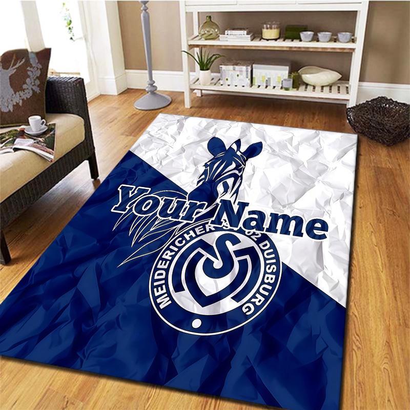 Msv Duisburg Custom Name Carpet Rug For Living Room Bedroom Home Sofa Decoration Kids Play Nonslip Floor Mat