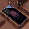 Темный чехол для Y72 33S 11 03 36 96 Lite 35 16 Iqoo 12 V40 SE 5G 29 40 21 30 X80 Pro Vivo Чехол для телефона из закаленного стекла Черный