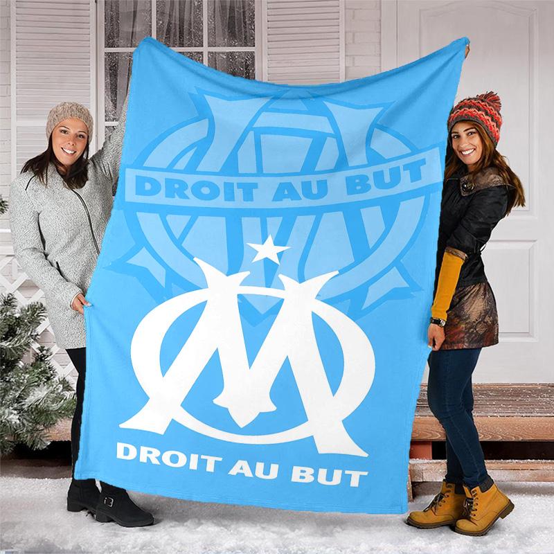 1pc Marseille Theme Blanket - Digital Print, Polyester, Cozy for All Seasons, Perfect for Outdoor, and Travel