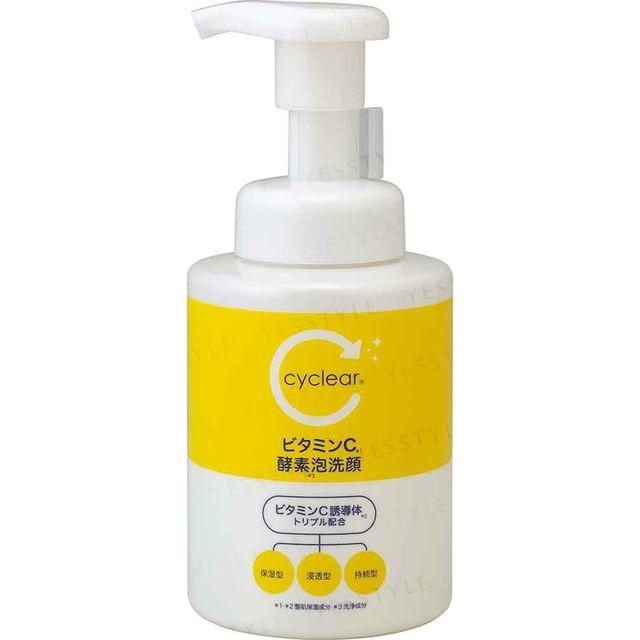 KUMANO COSME - Очищающая пенка для умывания лица с витамином С и энзимами Cyclear