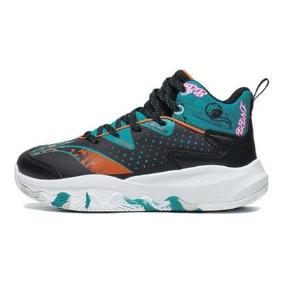 Li Ning удобные универсальные амортизирующие низкие баскетбольные кроссовки детские кроссовки темно-зеленого цвета YKBT006-11