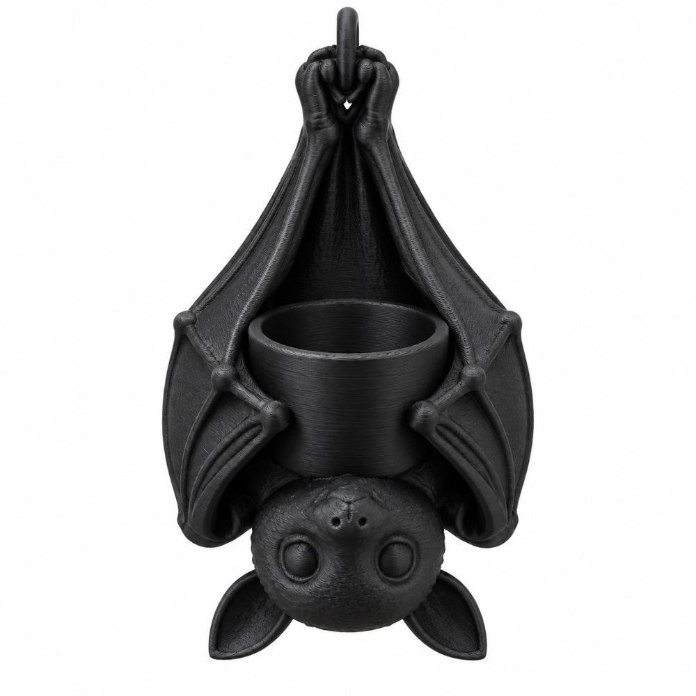 Plastic Bat-Shaped Flower Pot Gothic Style Hanging Bat Plant Pot Balcony Decor