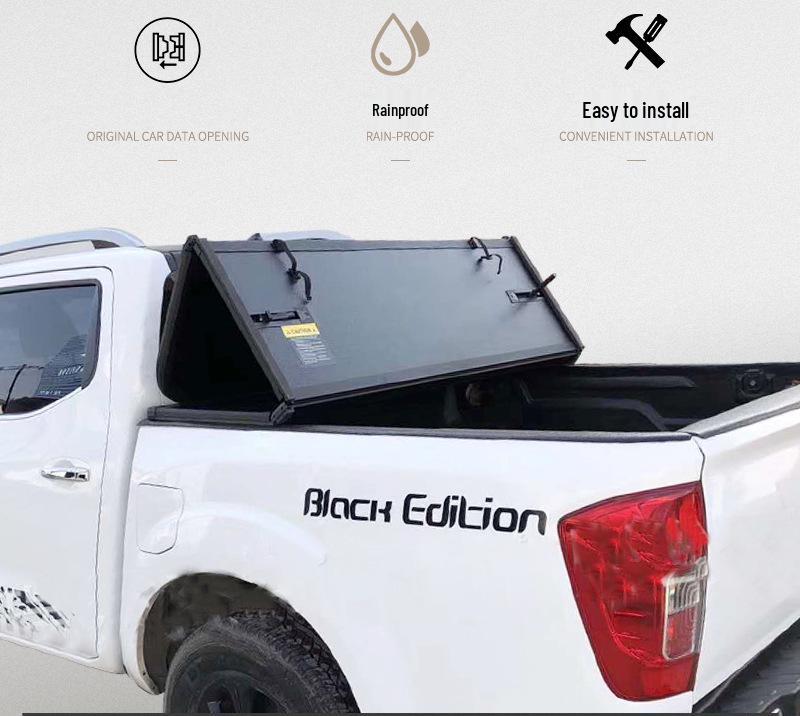 Жесткая трехскладная крышка кузова для пикапов Navara и Mitsubishi L200