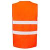 Ultimate Clothing Collection Унисекс, 4-полосный жилет Hi-Vis для взрослых