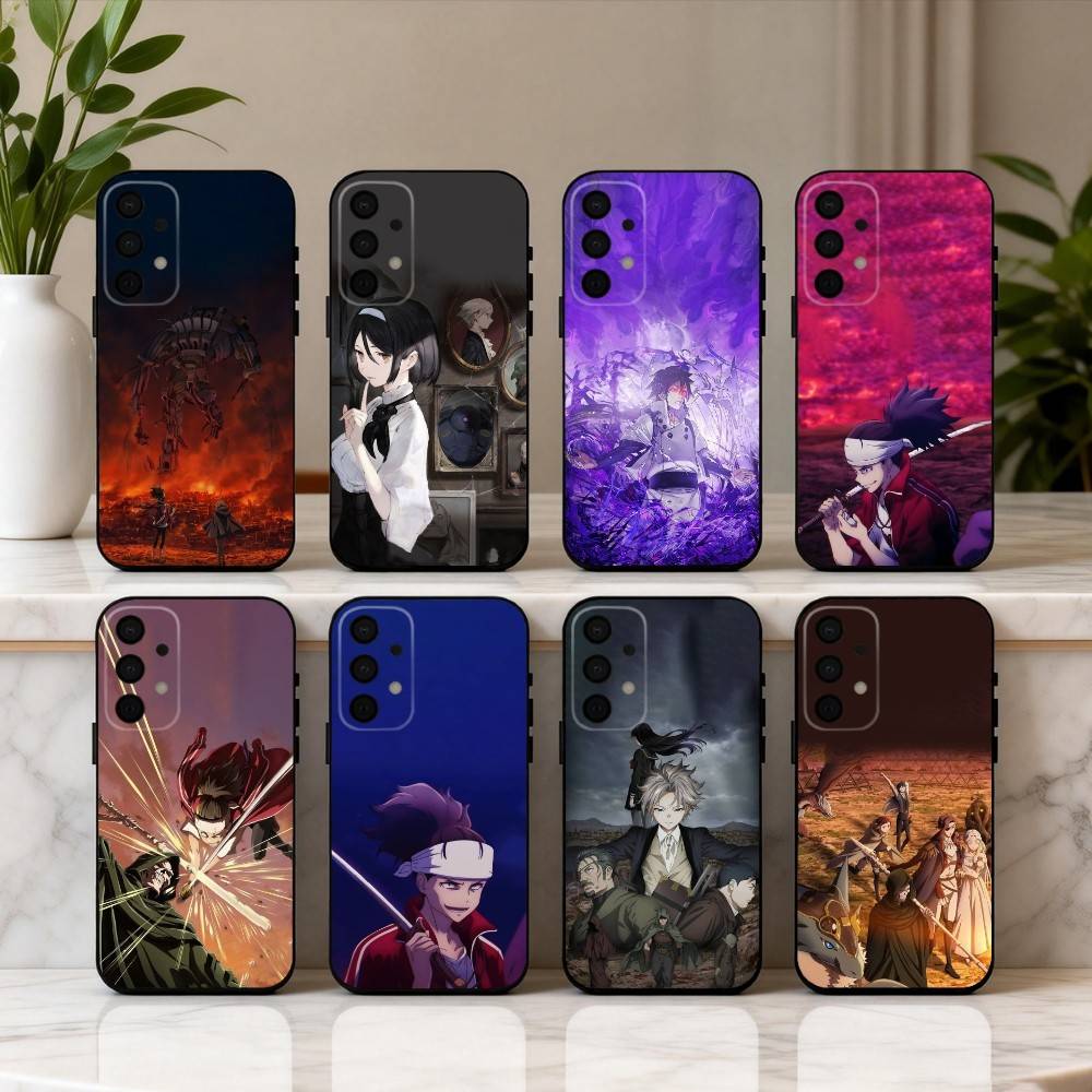 Лайт-новелла I-Ishura-Чехол для телефона Samsung Galaxy A73, A72, A71, A70, A53, A52, A51, Другие Мягкий Черный Корпус