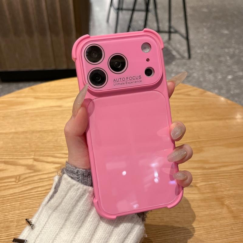 Crystal Candy Acrylic Shockproof Case For iPhone 17 Air 16 15 14 13 Pro Max  Corners Protective Hard Glass Phone Cover